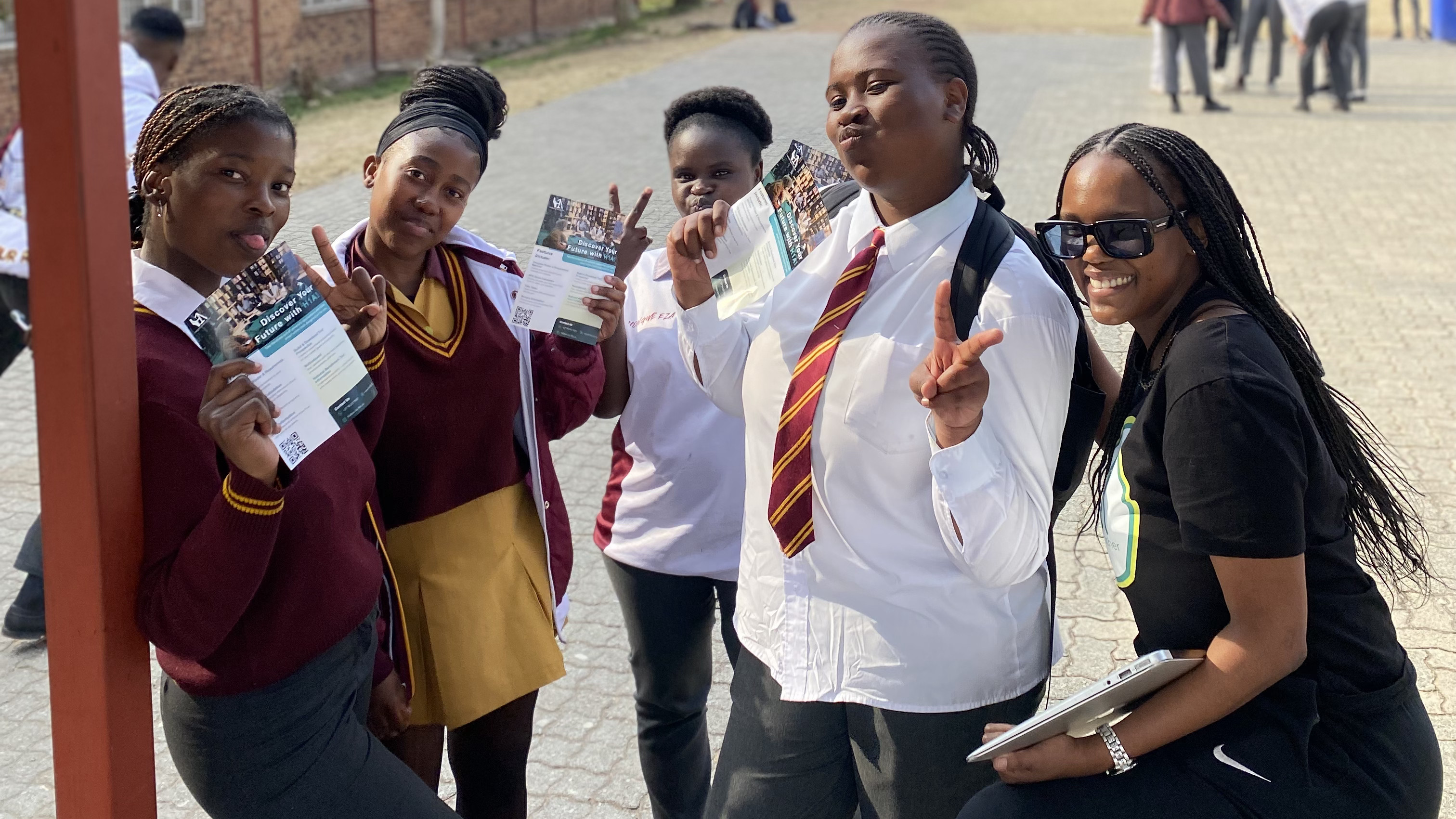 Interacting with learners at Orlando High School (2025)